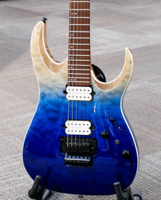 Ibanez - RGA High Performance Electric Guitar - Blue Iceberg Gradation